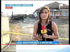 S-a jucat cu focul şi a sfârşit, în flăcări, la doar patru ani