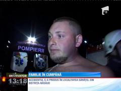 O familie cu doi copii din Capitală, implicată într-un grav accident de circulație
