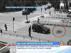 Lovită pe trecerea de pietoni, sub ochii nepăsători ai martorilor