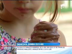 Mare grijă! Îngheţata de cacao, o bombă cu E-uri