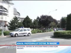 Atacul profesorului cuţitar din Mioveni a fost filmat!