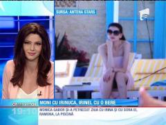 Monica Gabor a stat toată ziua cu Irina, la piscină