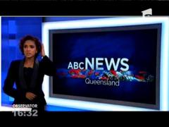 Jurnalistă, prinsă pe picior greșit