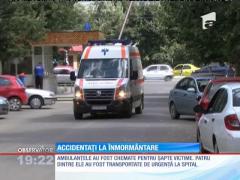 TRAGEDIE! Persoane accidentate la o înmormântare