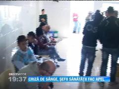 APEL CĂTRE DONARE! Criza de sânge este din ce în ce mai mare