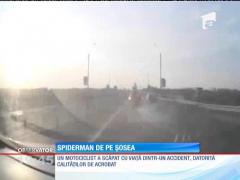 VIDEO SPECTACULOS! Spiderman de pe șosea