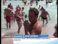 Litoralul românesc: Salvamari în grevă japoneză