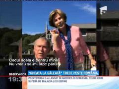 "Gheața la găleată" trece peste România