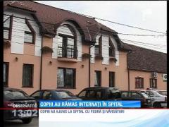 Copii intoxicaţi în cantonament