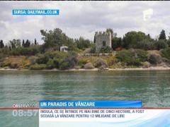 Insulă privată din Grecia, scoasă la vânzare
