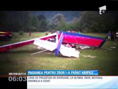 Accident aviatic: Pasiunea pentru pilotaj a dus la o tragedie!