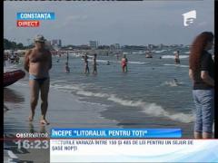 Începe programul "Litoralul pentru toţi"