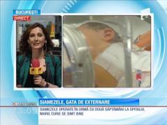 Siamezele născute la Brașov, gata de externare