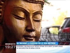 O statuie a lui Buddha a apărut peste noapte în... Militari!
