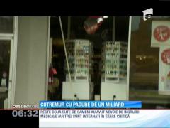 Curățenie după cutremurul produs în California