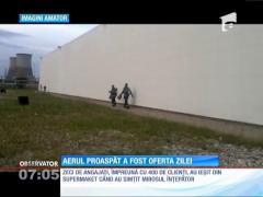 O gură de aer proaspăt pentru 400 de clienţi ai unui supermarket din Timişoara