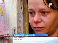 POVESTE CUTREMURĂTOARE! Casa din remorca unui TIR