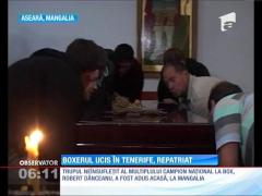Trupul boxerului mort în Spania a fost repatriat!