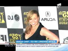 Mariah Carey a fost desemnată cea mai longevivă artistă pop din lume