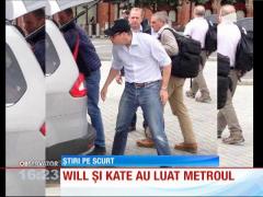 William şi Kate au luat metroul!