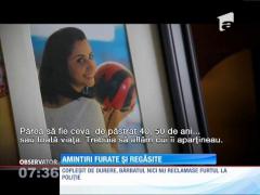 Poveste emoţionantă! Amintiri furate și regăsite