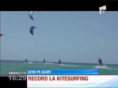 Record la kitesurfing, în Spania