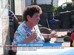 Explozie la o vulcanizare din Piteşti