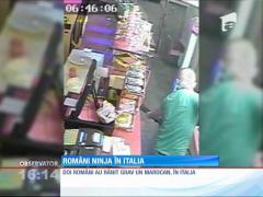 Doi români au atacat cu săbiile un marocan