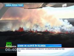 Stare de alertă în Islanda din cauza unui vulcan