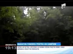 Maraton funebru pentru un campion