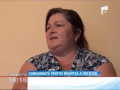 Profesoară condamnată la închisoare cu suspendare după ce doi elevi s-au înecat