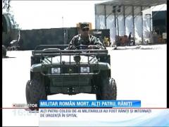 Un militar român a murit şi patru colegi au fost răniţi într-un accident, produs în Germania