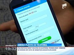 Amenzi plătite pe internet