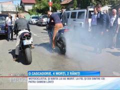O cascadorie, patru morți, doi răniți