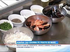 Românii dau șaorma pe fructe de mare