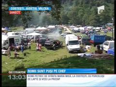 Mare petrecere a ţiganilor la Costeşti, de Sfânta Maria Mică