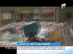 CAZ INCREDIBIL! A cântat în timp ce era operată pe creier!