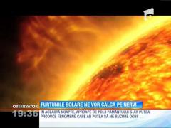 Pământul, lovit de furtuni solare