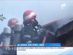 Incendiu violent într-un sat din judeţul Prahova