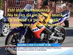 Motociclistă de 18 ani, strivită de un TIR