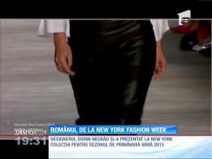 Dorin Negrău, spectacol vestimentar la Săptămâna Modei din New York