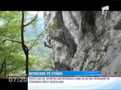 Concurs de escaladă la Băile Herculane