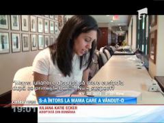 Iuliana Katie Ecker s-a întors la mama care vândut-o