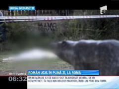 Un român a fost ucis într-un parc de la periferia Romei