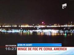 Minge de foc pe cerul Americii