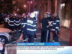 GARA DE NORD: Incendiu izbucnit la poştă