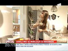 Casele mici se mobilează cu imaginație