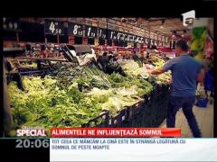 Alimentele ne influențează somnul