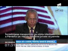 NASA va plăti o avere pentru construcţia unor noi navete spaţiale