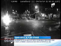 Un tânăr a fost bătut crunt, pe o stradă din Botoşani